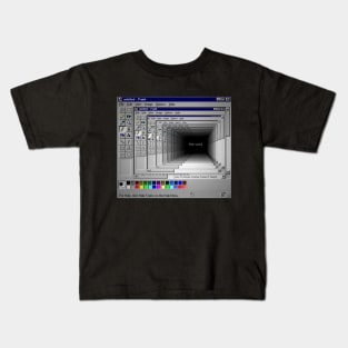 Webcore Windows Paint Design Kids T-Shirt